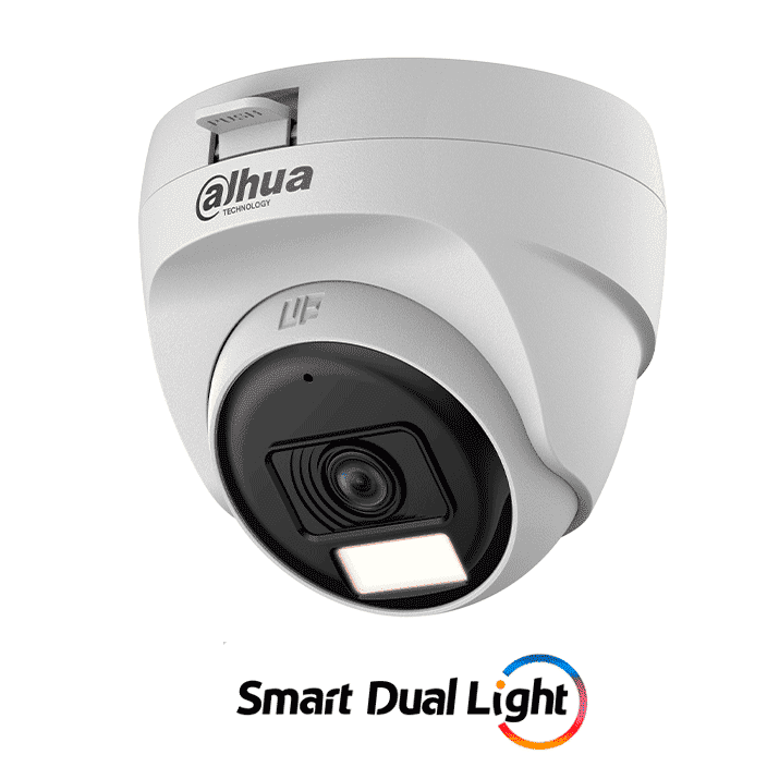 CAMARA DOMO DAHUA (DH-HAC-T1A21N-U-IL-A-0280) 2MP C/MIC PLASTICO